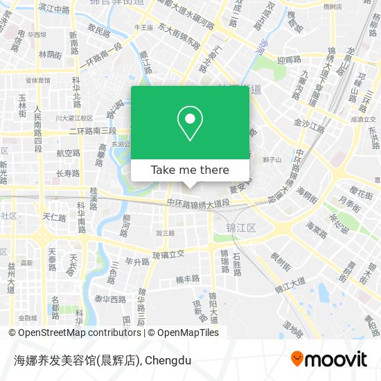 海娜养发美容馆(晨辉店) map