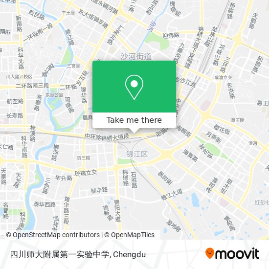 四川师大附属第一实验中学 map