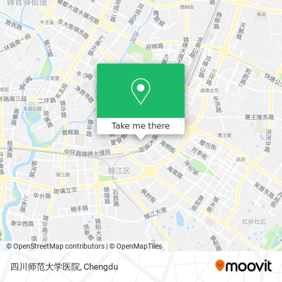 四川师范大学医院 map