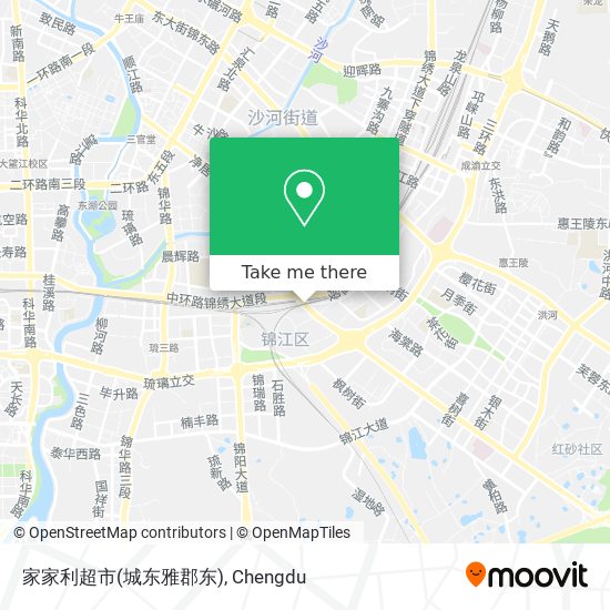 家家利超市(城东雅郡东) map
