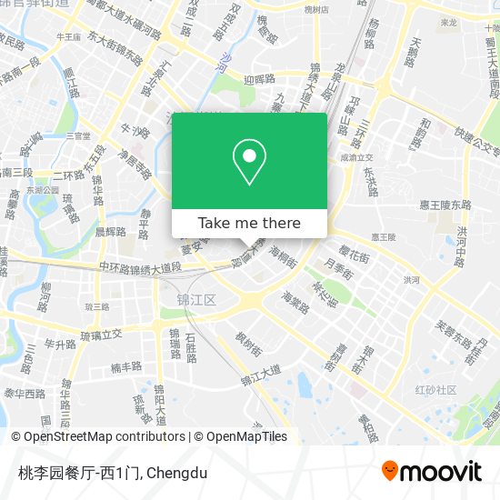 桃李园餐厅-西1门 map