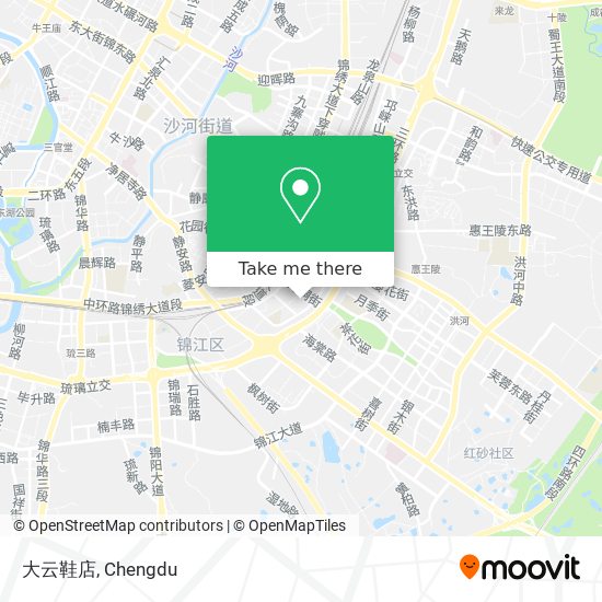 大云鞋店 map