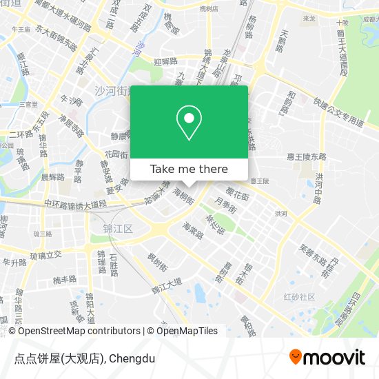 点点饼屋(大观店) map