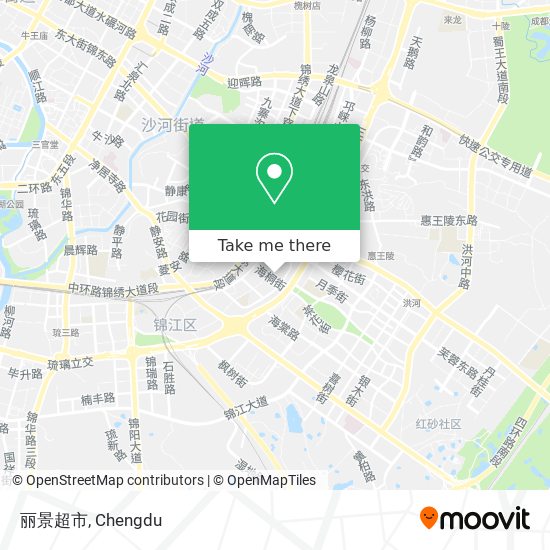 丽景超市 map