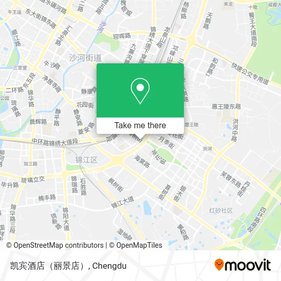 凯宾酒店（丽景店） map
