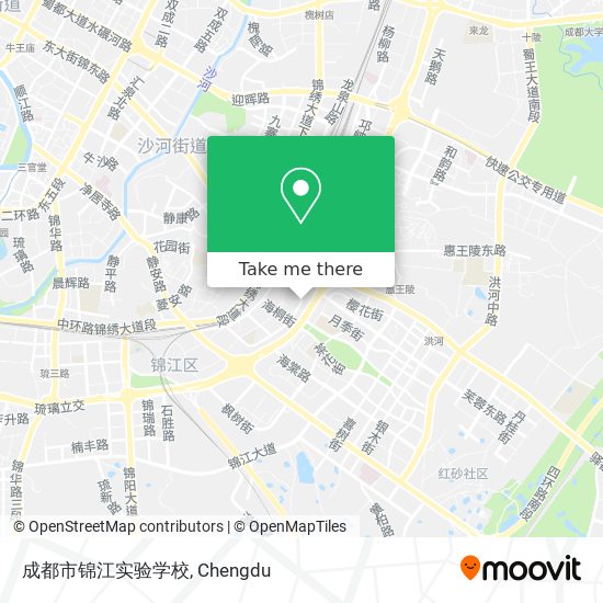 成都市锦江实验学校 map
