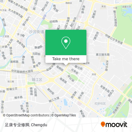 足康专业修脚 map