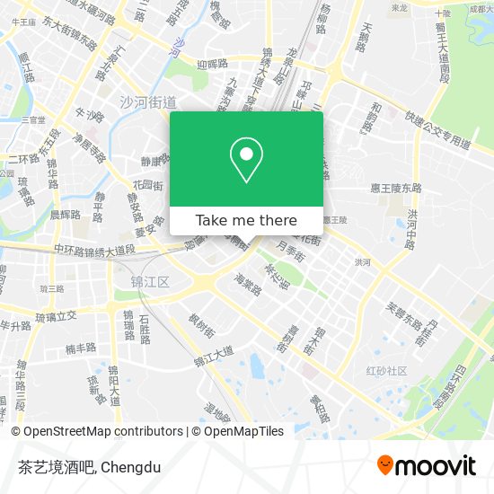 茶艺境酒吧 map