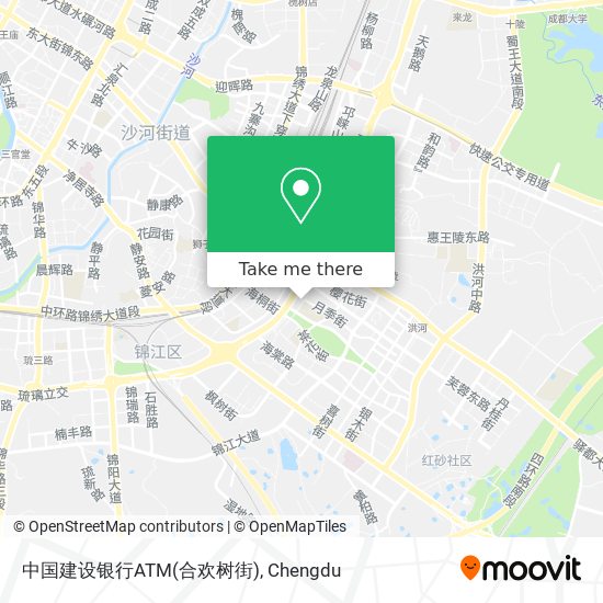 中国建设银行ATM(合欢树街) map