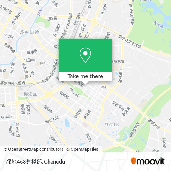 绿地468售楼部 map