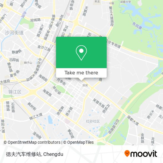 德夫汽车维修站 map