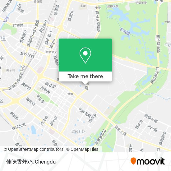佳味香炸鸡 map