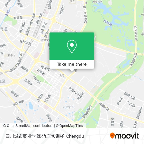 四川城市职业学院-汽车实训楼 map