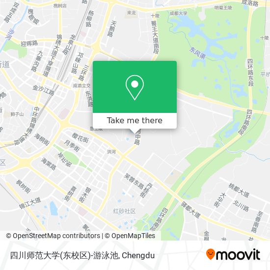 四川师范大学(东校区)-游泳池 map