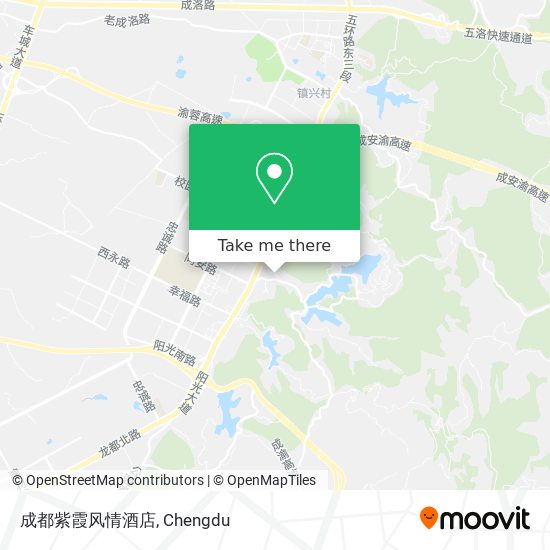成都紫霞风情酒店 map