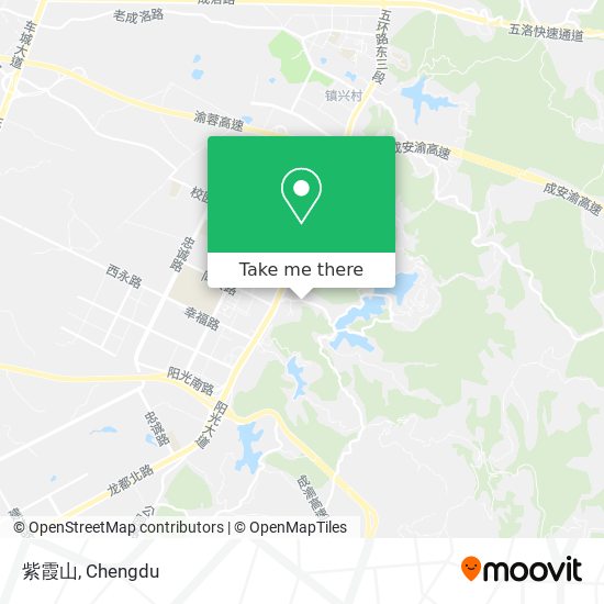 紫霞山 map