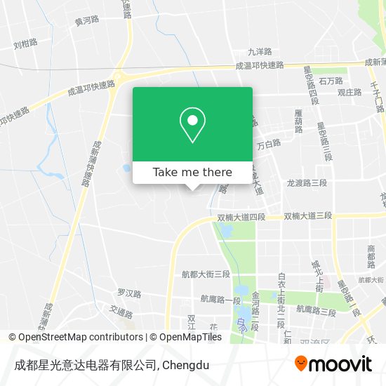 成都星光意达电器有限公司 map