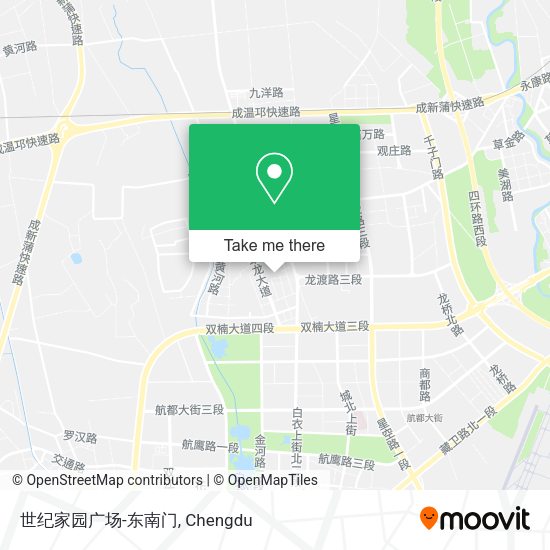 世纪家园广场-东南门 map