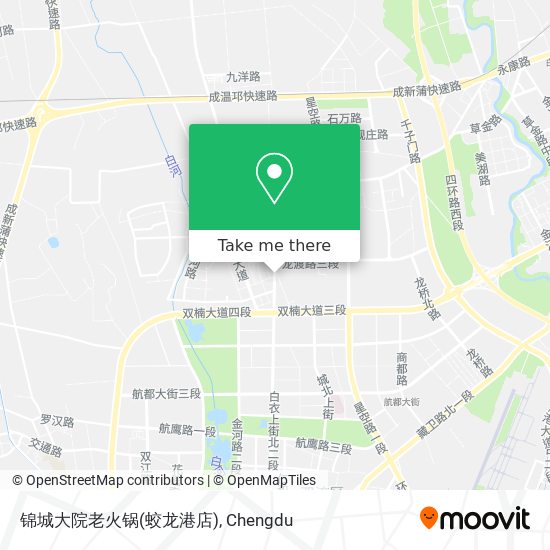锦城大院老火锅(蛟龙港店) map