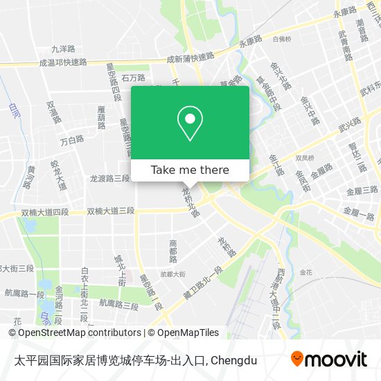 太平园国际家居博览城停车场-出入口 map