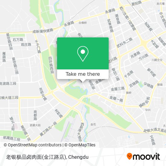 老银极品卤肉面(金江路店) map