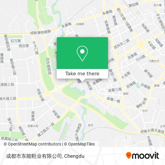 成都市东能鞋业有限公司 map