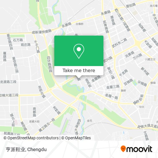亨派鞋业 map
