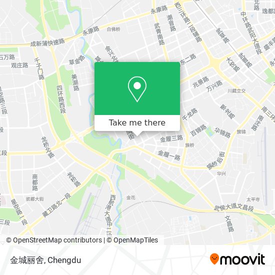 金城丽舍 map