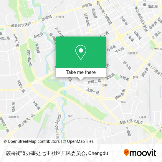 簇桥街道办事处七里社区居民委员会 map