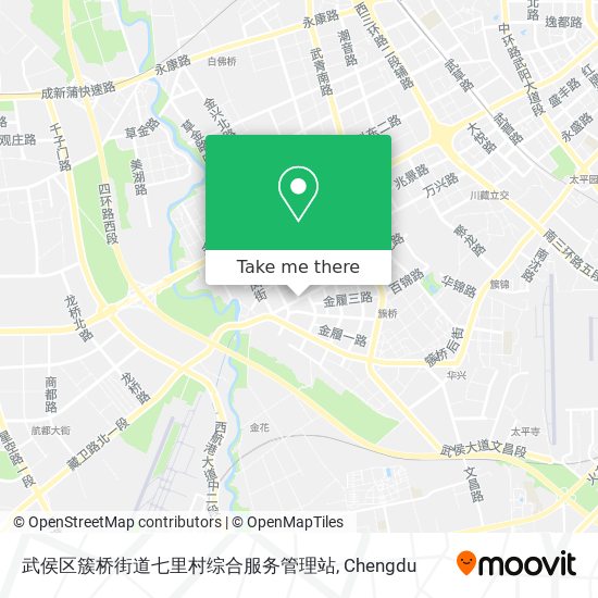 武侯区簇桥街道七里村综合服务管理站 map