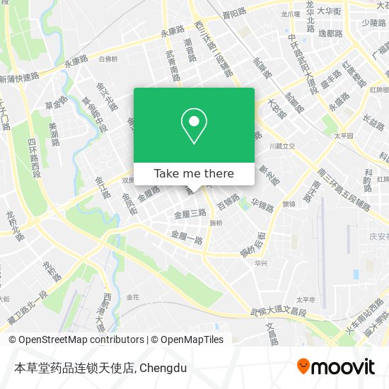 本草堂药品连锁天使店 map