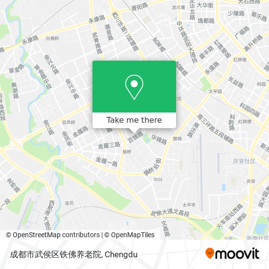 成都市武侯区铁佛养老院 map