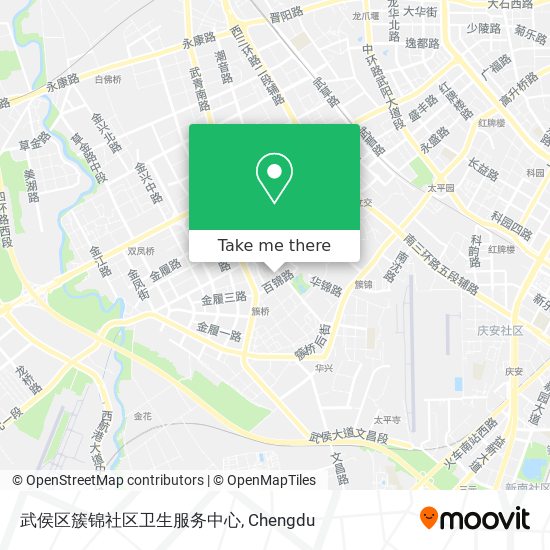 武侯区簇锦社区卫生服务中心 map