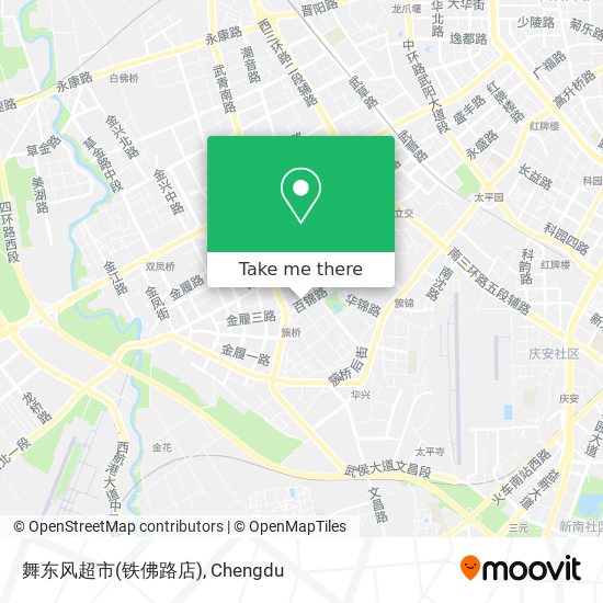 舞东风超市(铁佛路店) map