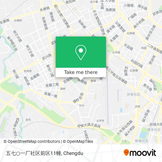五七○一厂社区前区11幢 map