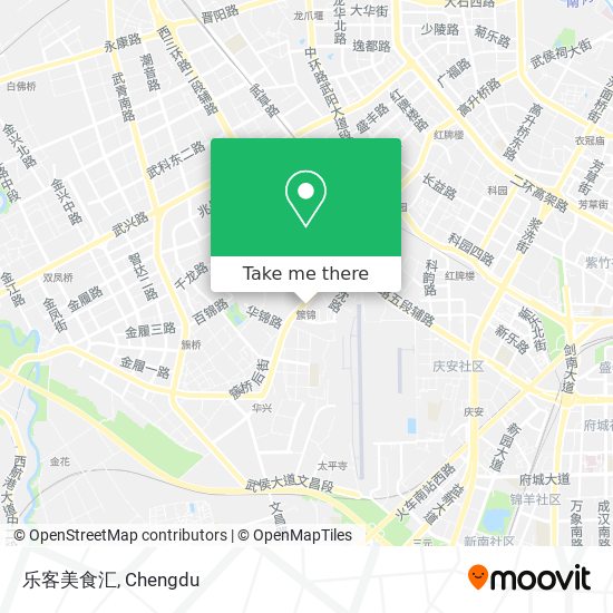 乐客美食汇 map