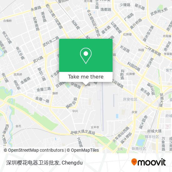 深圳樱花电器卫浴批发 map