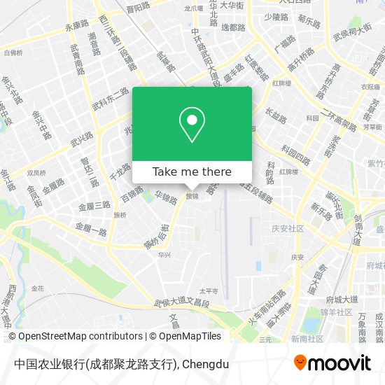 中国农业银行(成都聚龙路支行) map