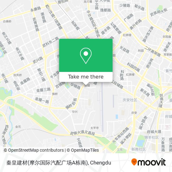 秦皇建材(摩尔国际汽配广场A栋南) map