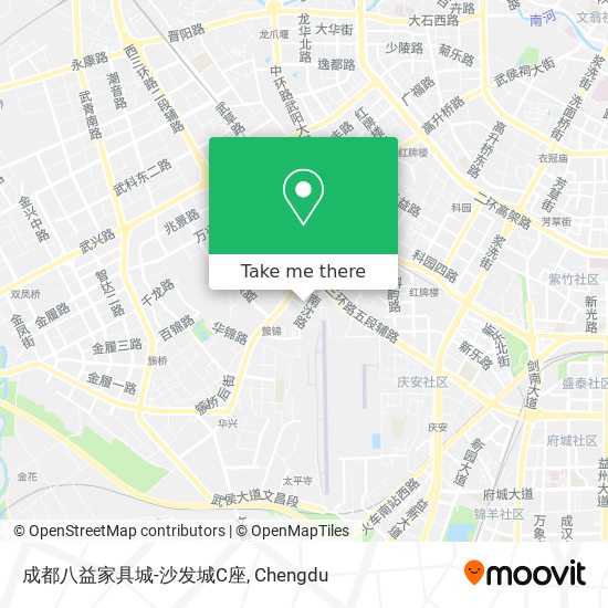 成都八益家具城-沙发城C座 map