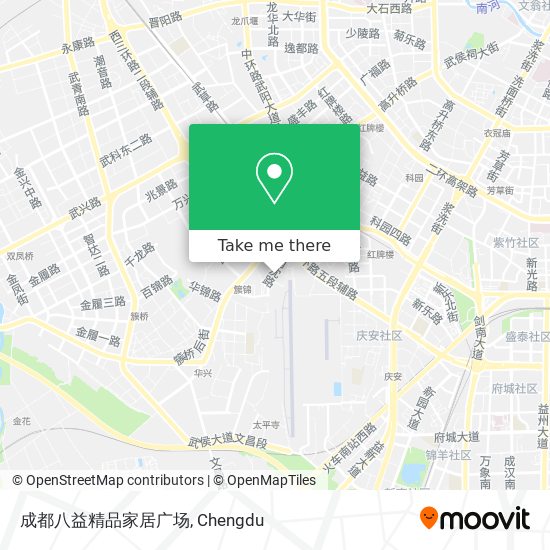 成都八益精品家居广场 map