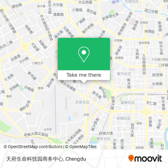 天府生命科技园商务中心 map