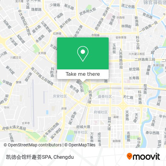 凯德会馆纤趣荟SPA map