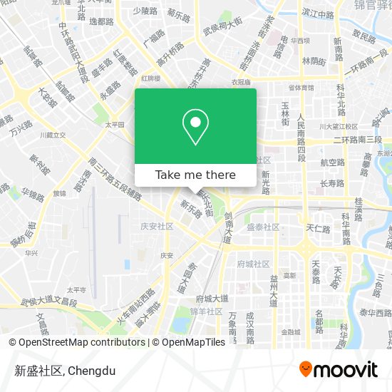 新盛社区 map