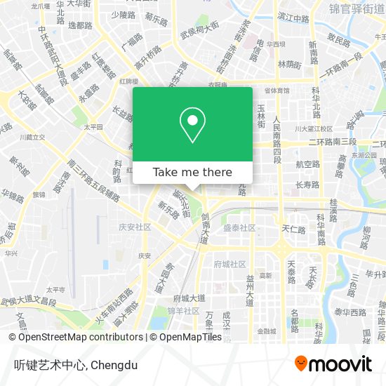 听键艺术中心 map