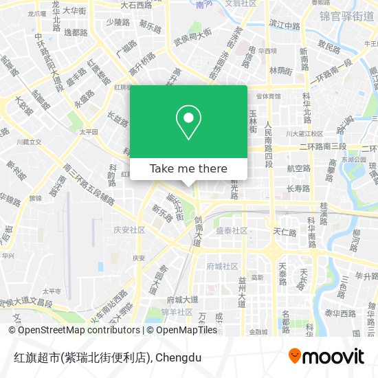 红旗超市(紫瑞北街便利店) map