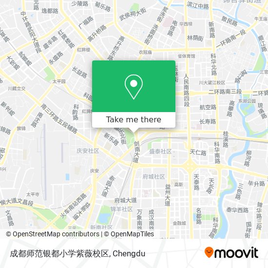 成都师范银都小学紫薇校区 map