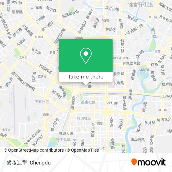 盛妆造型 map