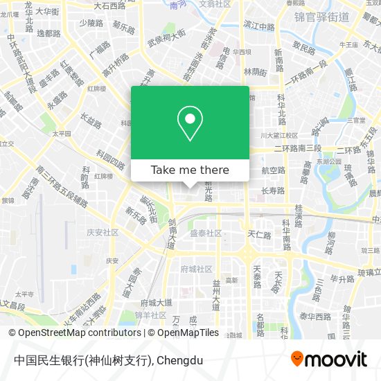 中国民生银行(神仙树支行) map