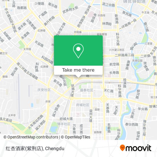 红杏酒家(紫荆店) map